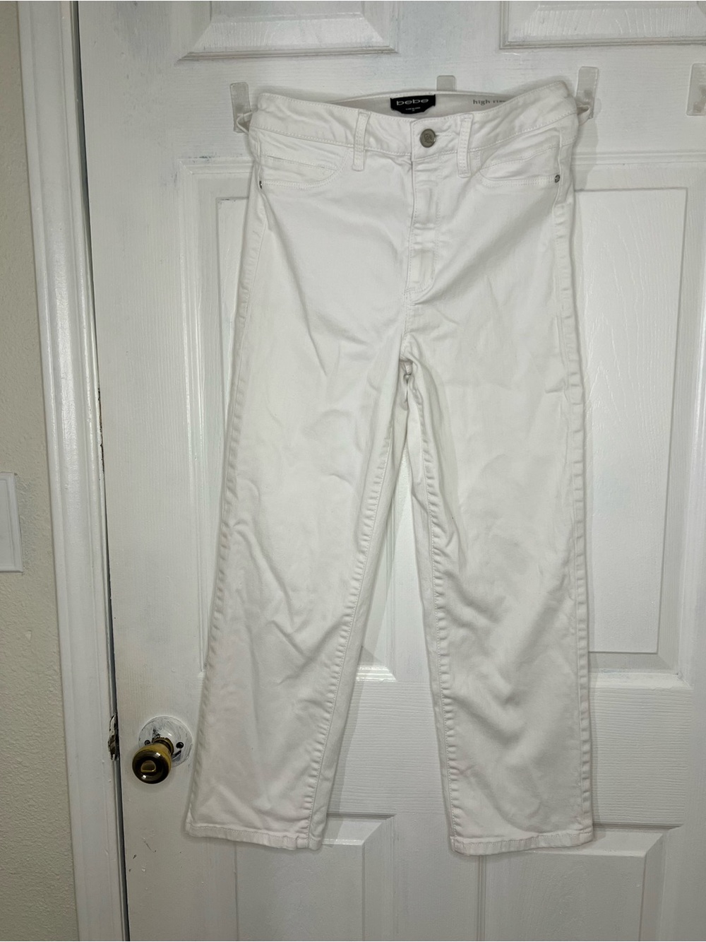 Bebe White Straight Leg Women’s Jeans